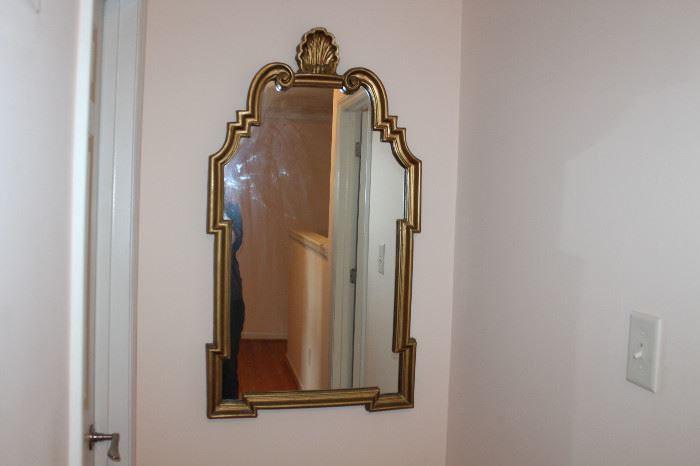gold framed mirror