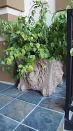 Nice Pair of Lion Pots