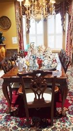 Grand Mahogany Dining Room Suite