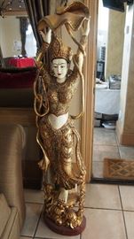 Fabulous Life Size (almost) Dancing Indian Figurine