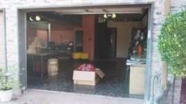 Garage w/ tools, man cave items, garden furniture, holiday and more