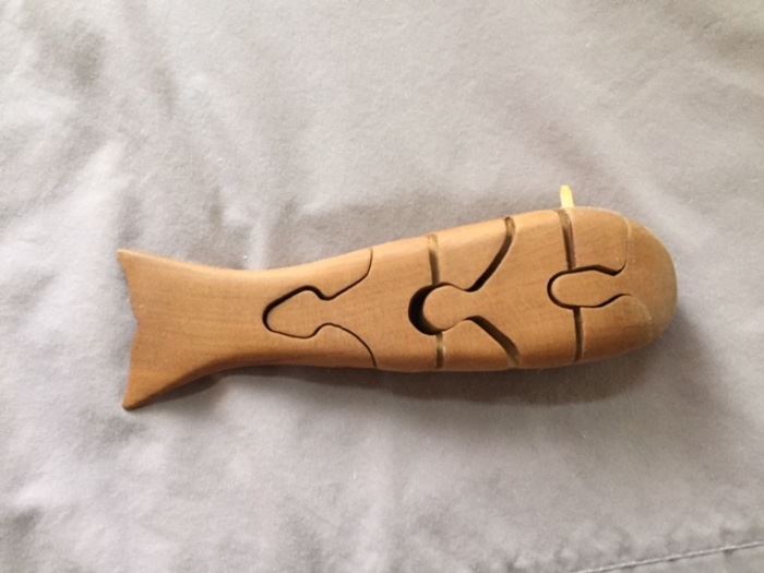 Carved Wooden Fish.