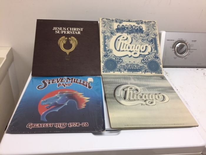 Vintage Record Albums.