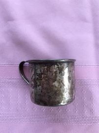 Small Sterling Silver Cup.