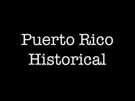 Puerto Rico historical documents.