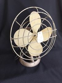 Vintage Emerson Electric of Saint Louis oscillating desk fan. Fully functioning. Estate sale price: $40