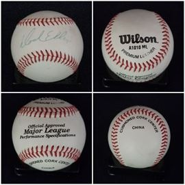 Signed baseball. Dock Ellis. Estate sale price: $175