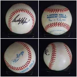 Signed baseball. Carlos Delgado. Estate sale price: $175