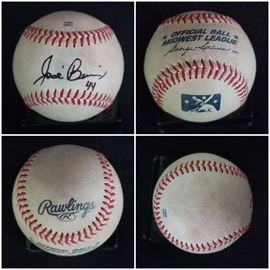 Signed baseball. Jose Berrios. Estate sale price: $75