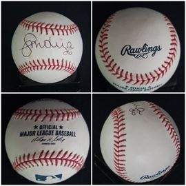 Signed baseball. Jose Molina. Estate sale price: $40