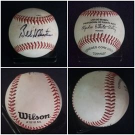 Signed baseball. Bobby Valentine. Estate sale price: $25
