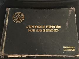 Puerto Rico - Book Golden Album of Puerto Rico First Edition 1939. $125