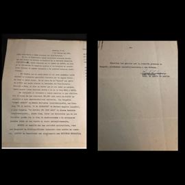 1941 Rene Marquez speach addressed to members from the Rotary Club in Arecibo, Puerto Rico. $200