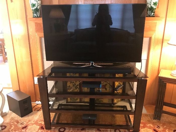 Newer 55" TV and Bose Sound Bar and Speaker