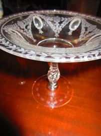 Etched compote