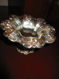 Sterling footed bowl