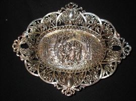 Sterling figural dish