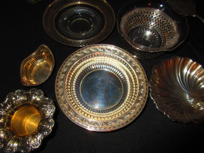 Sterling silver dishes