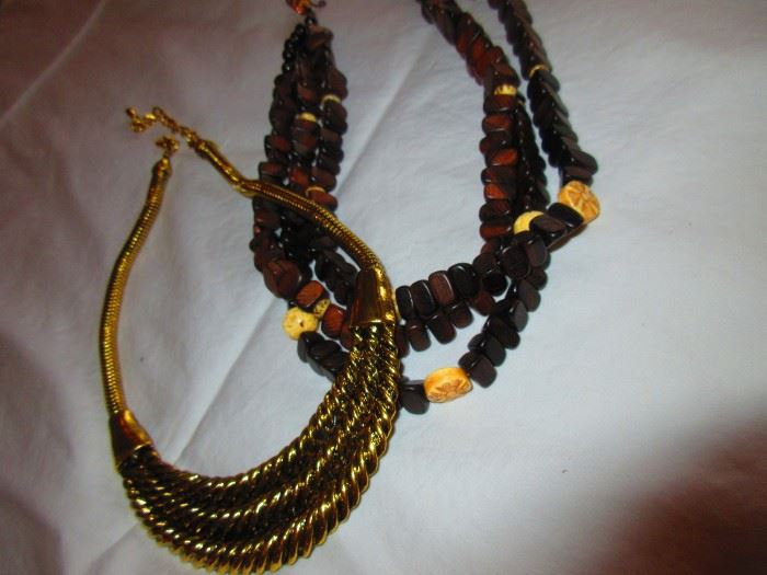 Costume necklaces