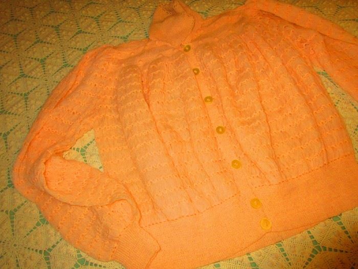 Vintage hand knit sweater