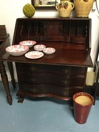 Victorian Carved Secretary 