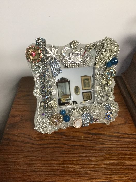 There’s an artist among us...jewelry framed mirror