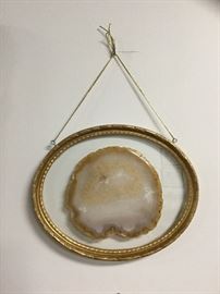 Picture framed geode. A local artist creation.
