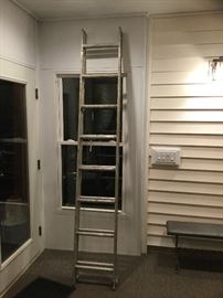 16-ft aluminum extension ladder