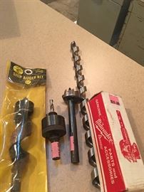 Various auger bits