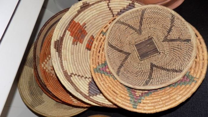 vintage Native American baskets