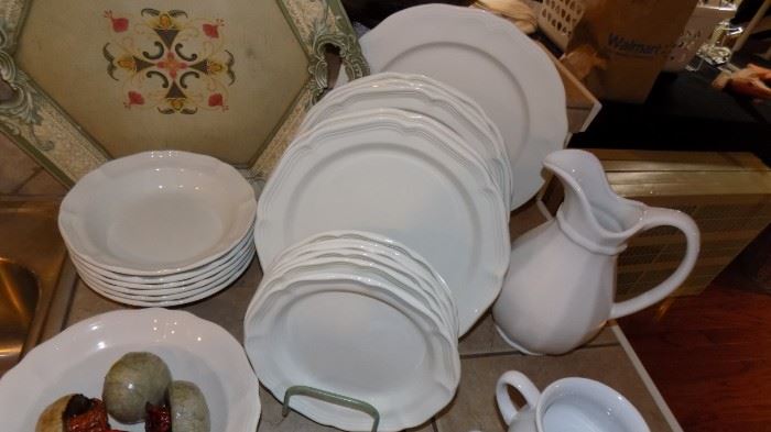 Johnson Brothers white stoneware