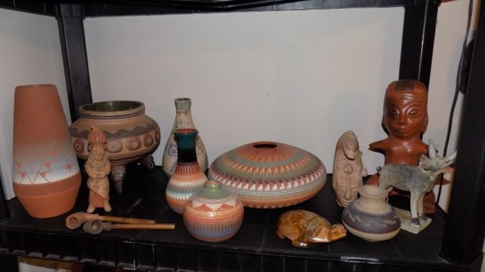 Native American art pottery