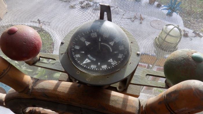 brass compass