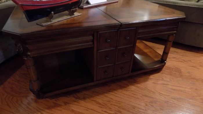 coffee table with storage