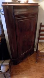 antique corner cabinet