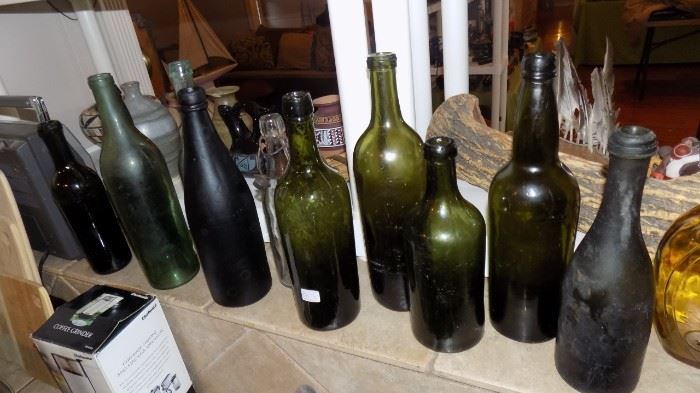 old bottle collection