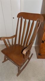 wooden rocker