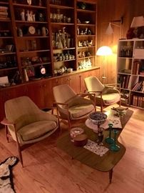 THREE KOFOD LARSEN CHAIRS