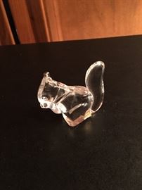 SWAROVSKI CRYSTAL SQUIRREL "SQUARE" LABEL