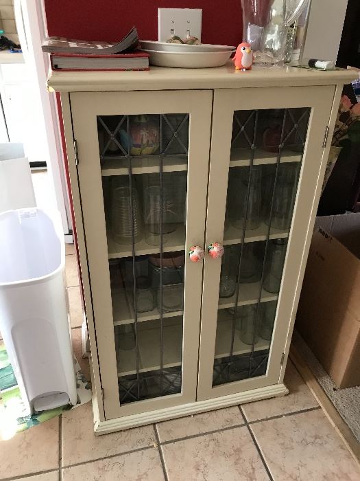 Nice glass front cabinet