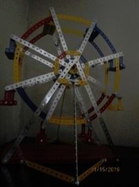 Erector Set Ferris Wheel.