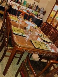 Pearl Inlaid Rosewood Table Better View