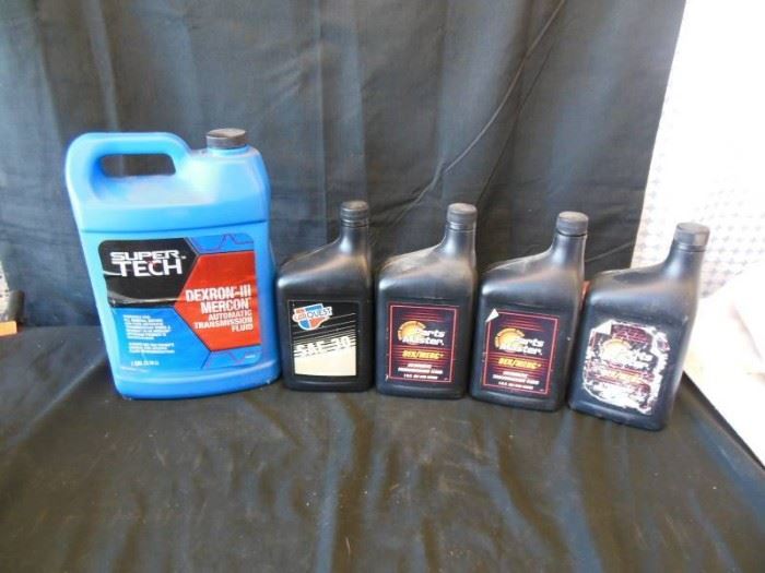 Motor Oil and Other Automobile FluidLot