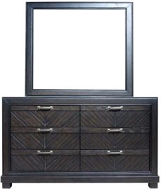 Steve Silver Montana 6 Drawer Dresser Mirror