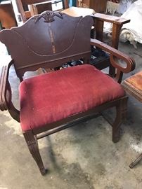 Wonderful arm chair - needs some tlc