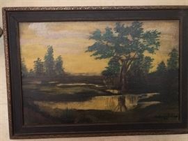 Wonderful artwork throughout the house. Some original...like the painting by Ardyce Delapp