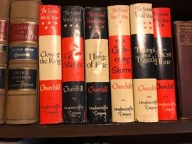 Set of 6 Books - Churchill