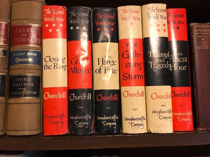 Set of 6 Books - Churchill