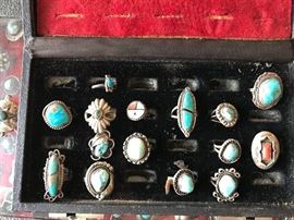 Huge collection of Turq and Silver jewelry - Will be sold on Thursday and Saturday.