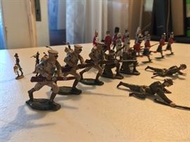 Incredible minature metal joined soliders, and even small soliders pressed flat.